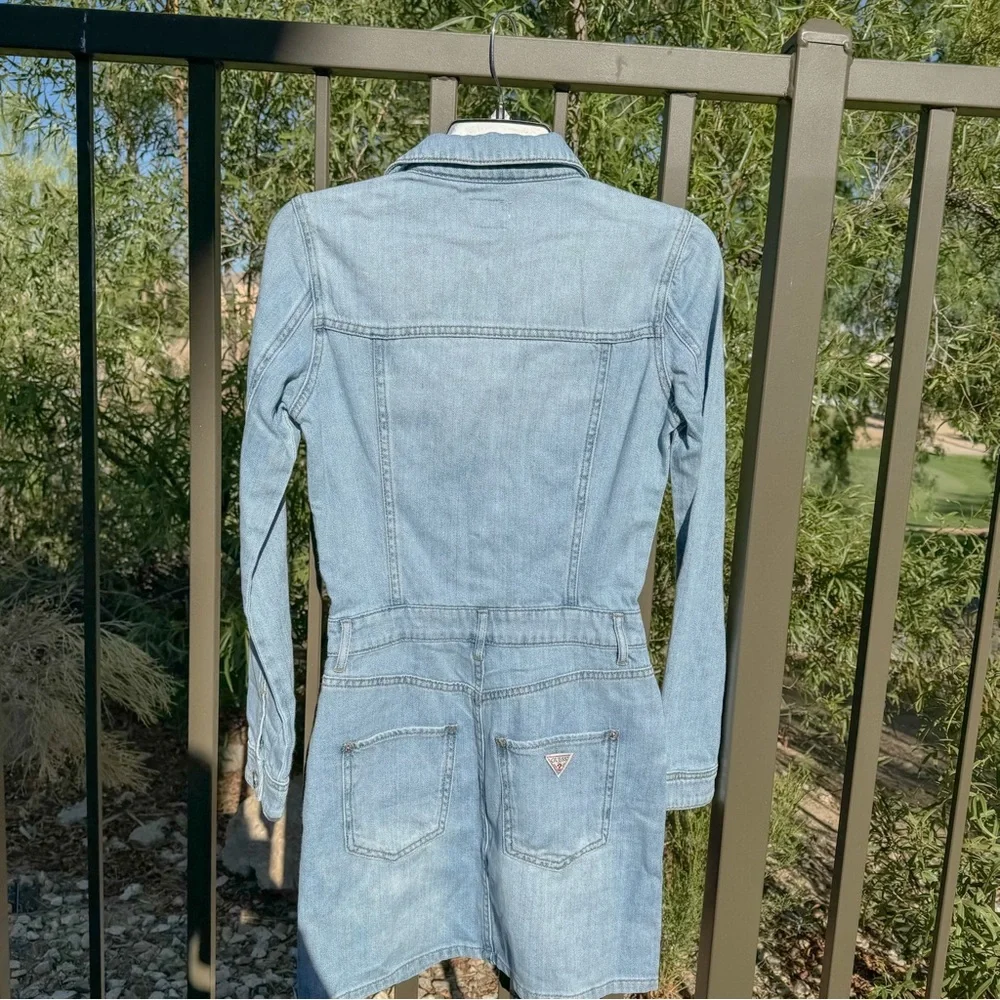 GUESS
Women's Cotton Kenia Button-Front Denim Dress NWOT size XS - Picture 4 of 5